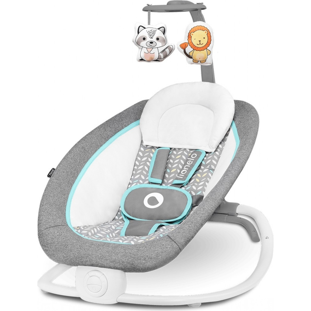 Крісло-гойдалка Lionelo Pascal Grey Scandi (LO-PASCAL GREY SCANDI) - фото 1 Крісло-гойдалка Lionelo Pascal Grey Scandi (LO-PASCAL GREY SCANDI) - фото 1