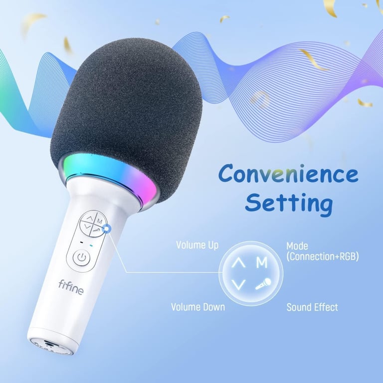 Мікрофон Fifine E2W Wireless White (E2W) - фото 9