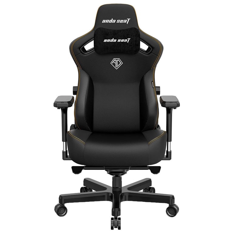 Крісло ігрове Anda Seat Kaiser 3 Size XL Black (AD12YDC-XL-01-B-PV/C) - фото 1