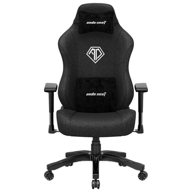Крісло ігрове Anda Seat Phantom 3 Fabric Size L Black (AD18Y-06-B-F) - фото 1