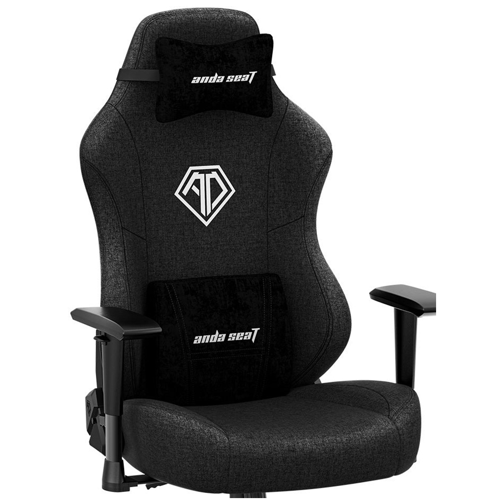 Крісло ігрове Anda Seat Phantom 3 Fabric Size L Black (AD18Y-06-B-F) - фото 7 Крісло ігрове Anda Seat Phantom 3 Fabric Size L Black (AD18Y-06-B-F) - фото 7
