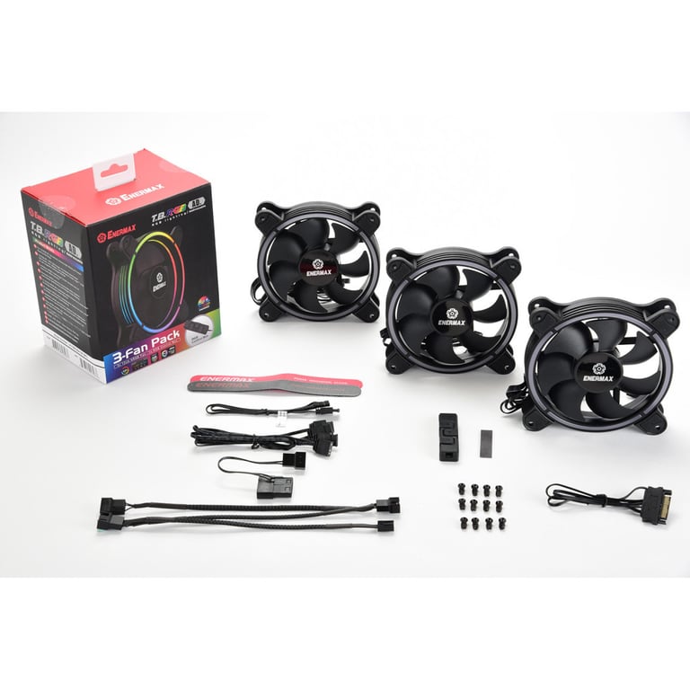 Кулер до корпусу Enermax T.B.RGB A.D.3 PACK (UCTBRGBA12P-BP3) - фото 3