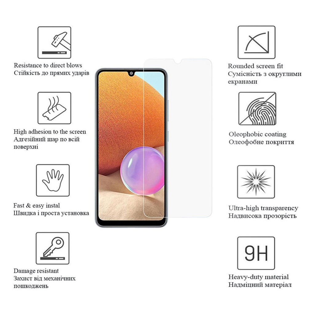 Скло захисне Drobak Samsung Galaxy A24 (717171) (717171) - фото 2 Скло захисне Drobak Samsung Galaxy A24 (717171) (717171) - фото 2