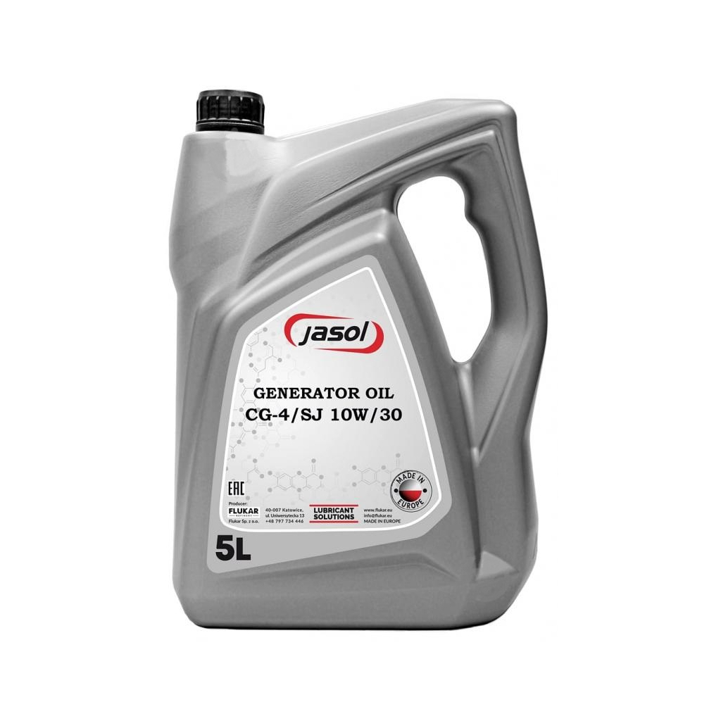 Моторна олива JASOL GENERATOR OIL 10W30 5л Моторна олива JASOL GENERATOR OIL 10W30 5л