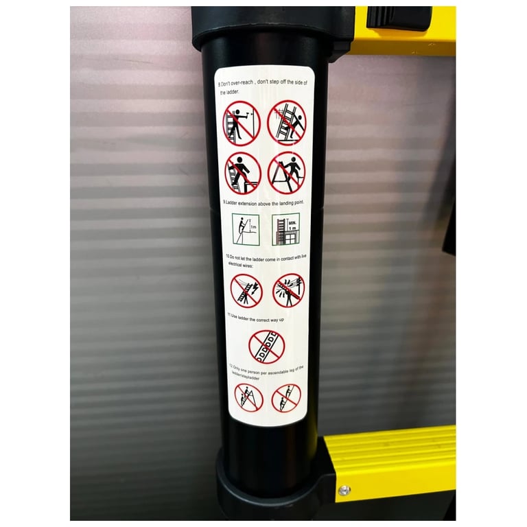 Драбина GTM телескопічна 13сх. 3,8м (KME1038Y/881038) - фото 3