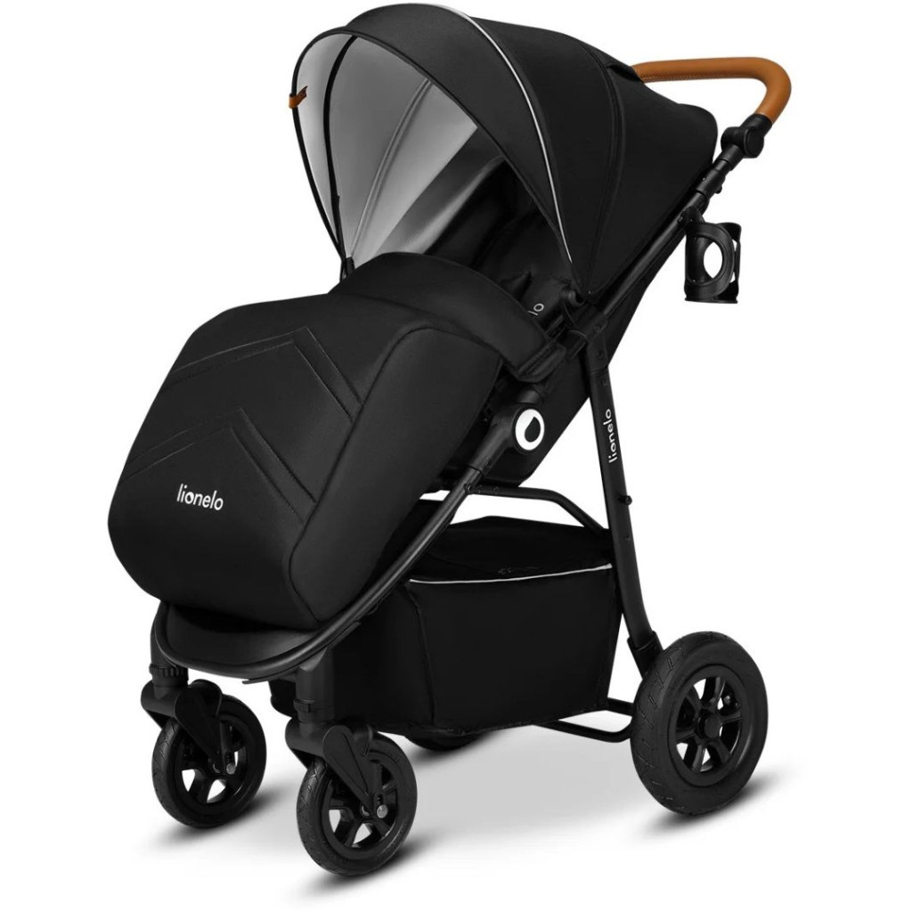Коляска Lionelo Natt Black Onyx (LO-NATT BLACK ONYX) - фото 2 Коляска Lionelo Natt Black Onyx (LO-NATT BLACK ONYX) - фото 2