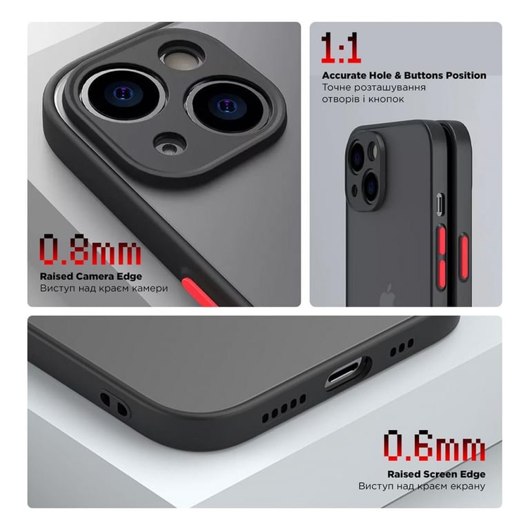 Чохол до мобільного телефона Armorstandart Frosted Matte Tecno Spark 10 Pro (KI7) Black (ARM70501) - фото 3