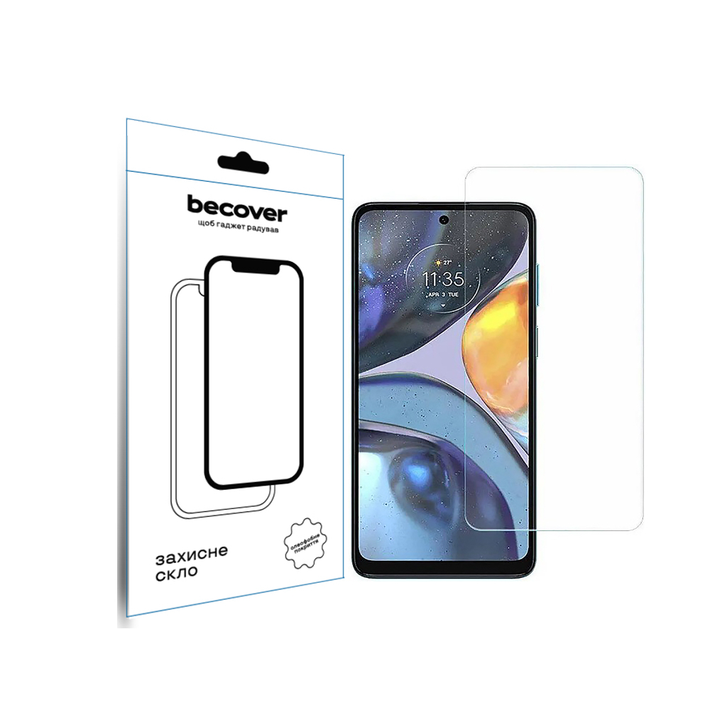 Скло захисне BeCover Motorola Moto E32s 3D Crystal Clear Glass (709734) - фото 1 Скло захисне BeCover Motorola Moto E32s 3D Crystal Clear Glass (709734) - фото 1
