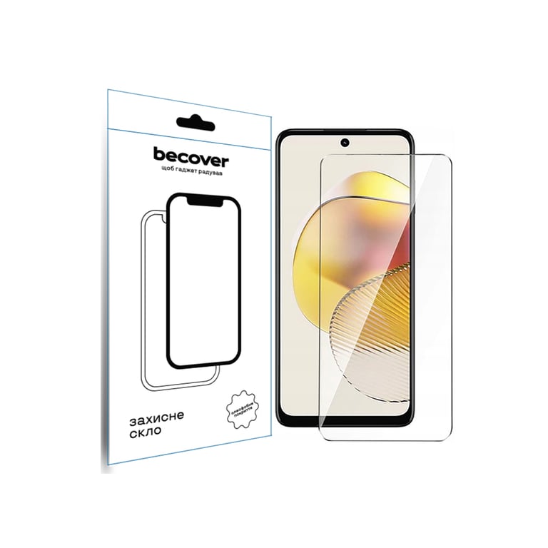 Скло захисне BeCover Motorola Moto G73 3D Crystal Clear Glass (709738) - фото 1