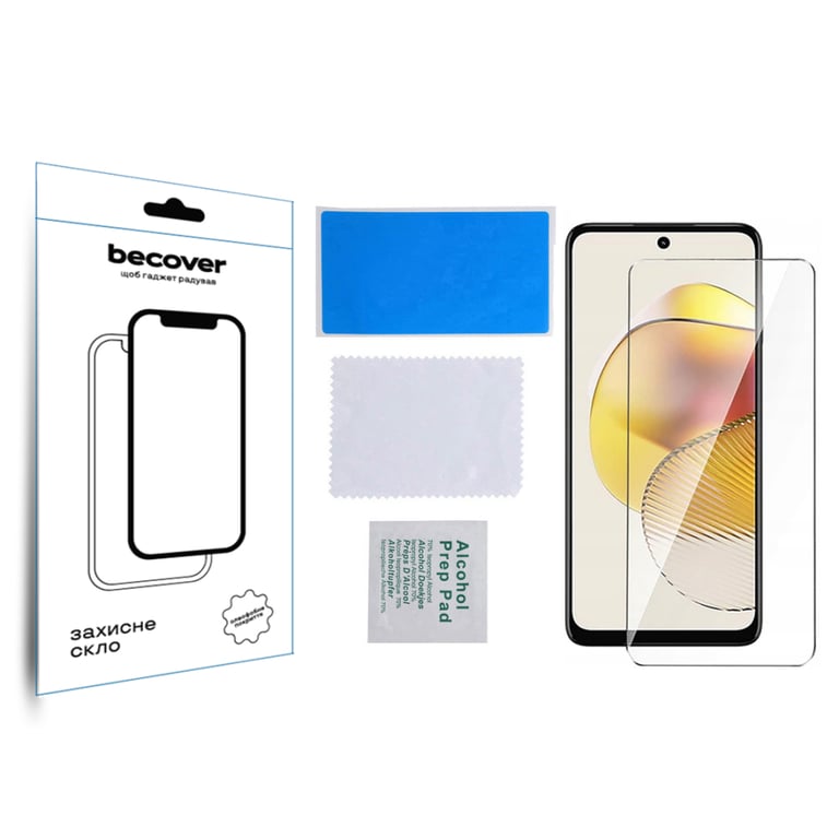 Скло захисне BeCover Motorola Moto G73 3D Crystal Clear Glass (709738) - фото 3