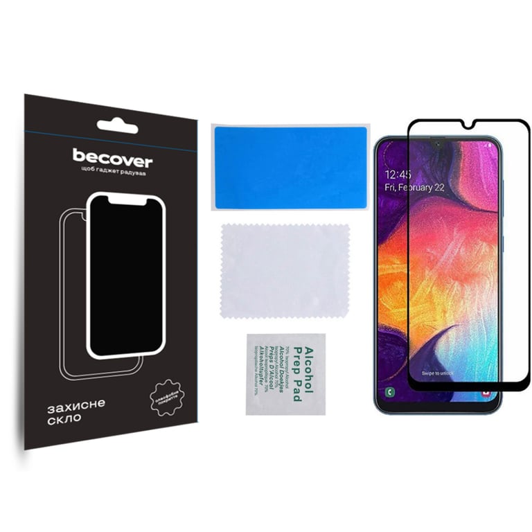 Скло захисне BeCover ZTE Blade A53 Black (709760) - фото 3