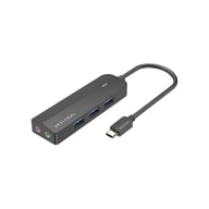 Концентратор Vention USB 3.1 Type-C to 3xUSB 3.0+MicroUSB+3.5mm Sound Adapter black (TGQBB) - фото 1