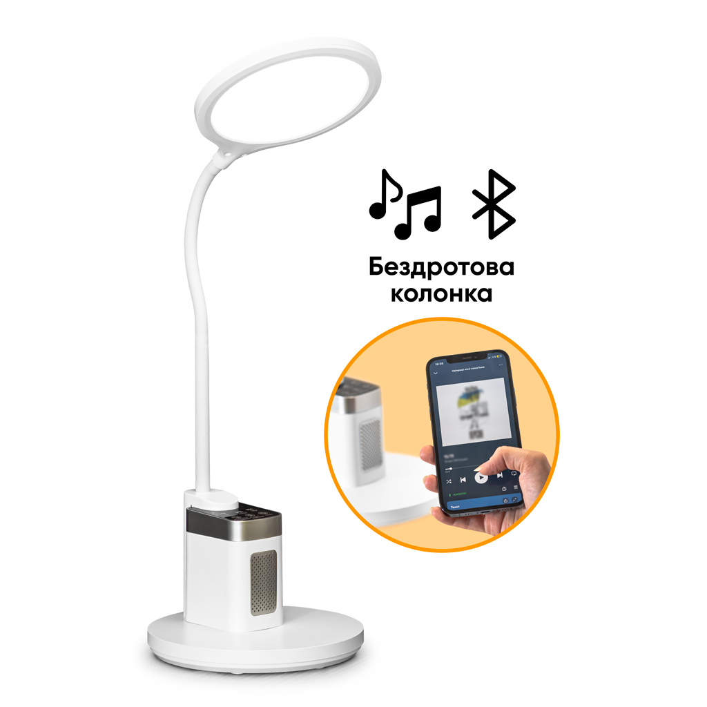 Настільна лампа Mealux DL-420 (BL1136B White) - фото 2 Настільна лампа Mealux DL-420 (BL1136B White) - фото 2