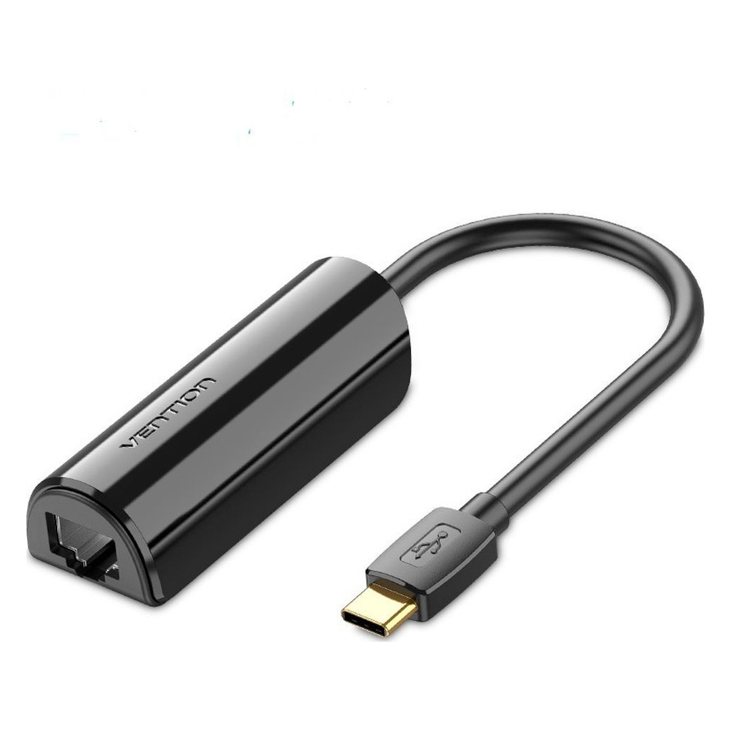 Перехідник USB-C to RJ45 Ethernet 100Mbps Vention (CFABB) - фото 1
