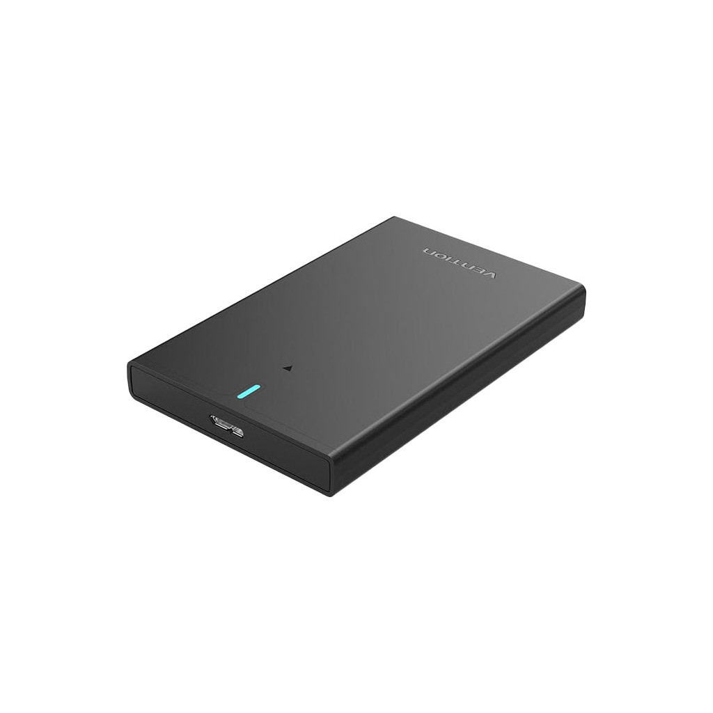 Кишеня зовнішня Vention 2.5" HDD/SSD USB 3.0 Micro-B Black (KPAB0) - фото 1