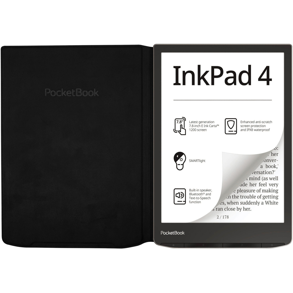 Чохол до електронної книги Pocketbook 743 Flip cover black (HN-FP-PU-743G-RB-WW) - фото 5 Чохол до електронної книги Pocketbook 743 Flip cover black (HN-FP-PU-743G-RB-WW) - фото 5