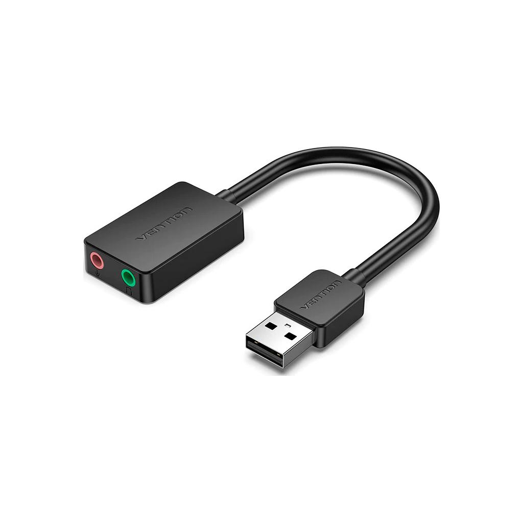 Звукова плата Vention Audio USB 2х3,5 мм jack 0.15m (CDYB0) - фото 1