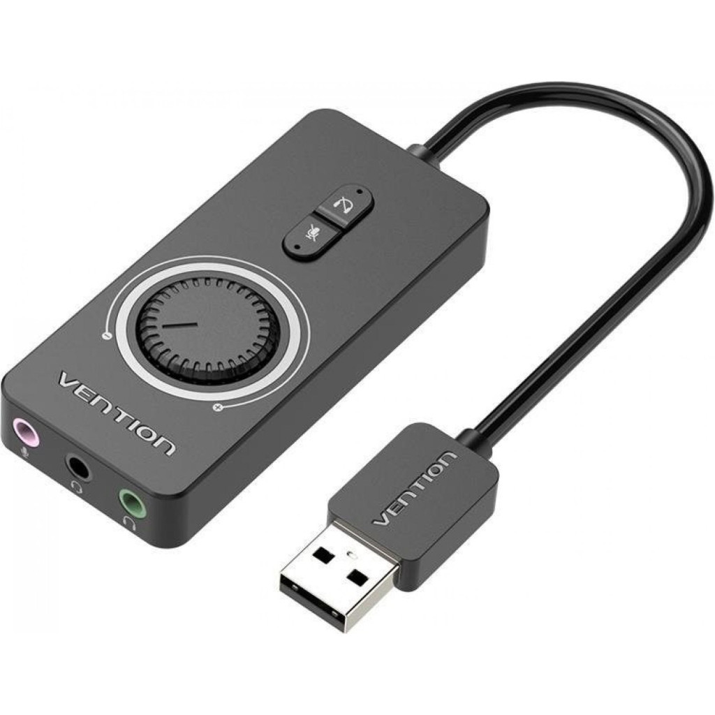 Звукова плата Vention Audio USB 3х3,5mm jack 0.15m Volume Control (CDRBB) - фото 1
