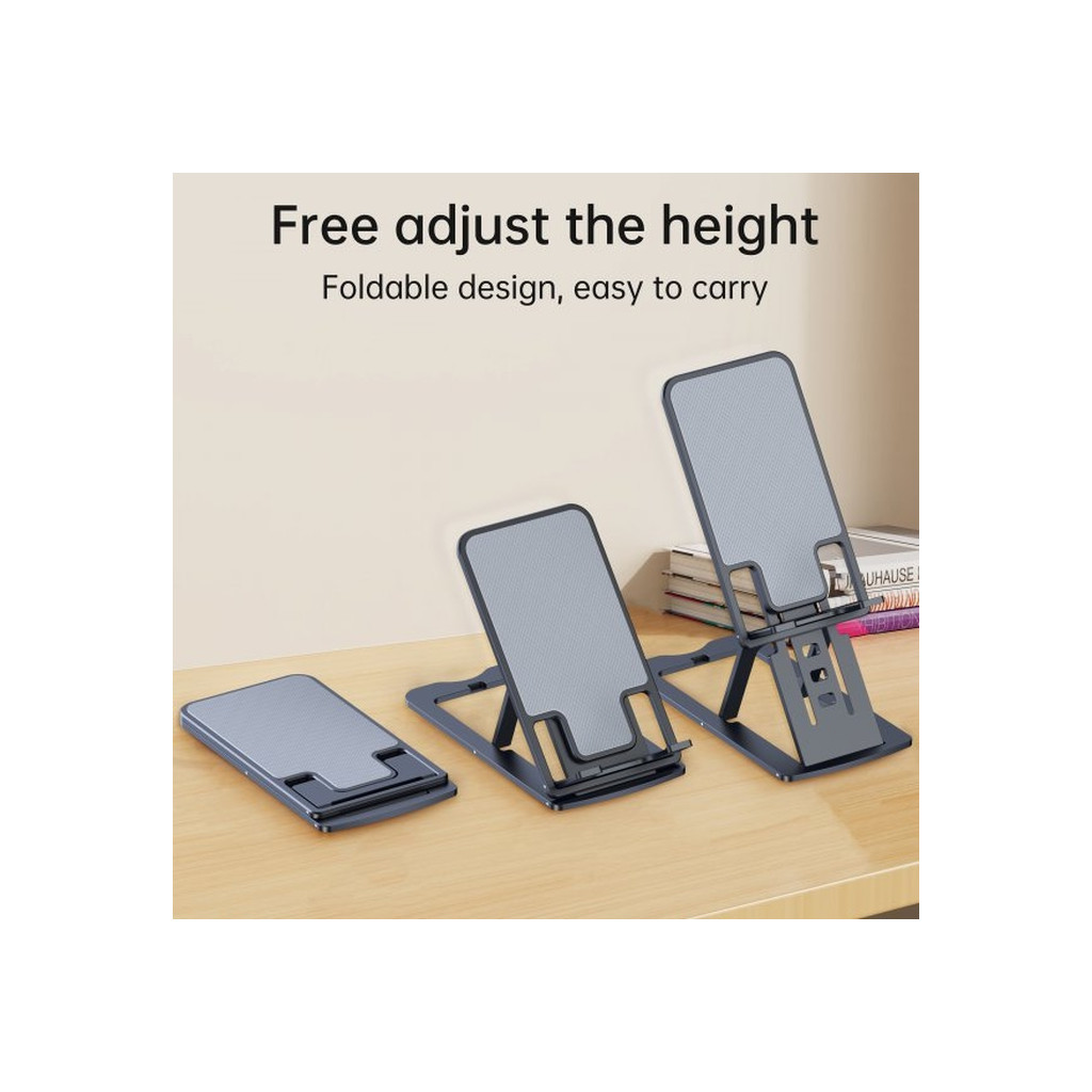 Підставка до планшета Choetech + для смартфона, настільна, універсальна (H064-GY) - фото 2 Підставка до планшета Choetech + для смартфона, настільна, універсальна (H064-GY) - фото 2