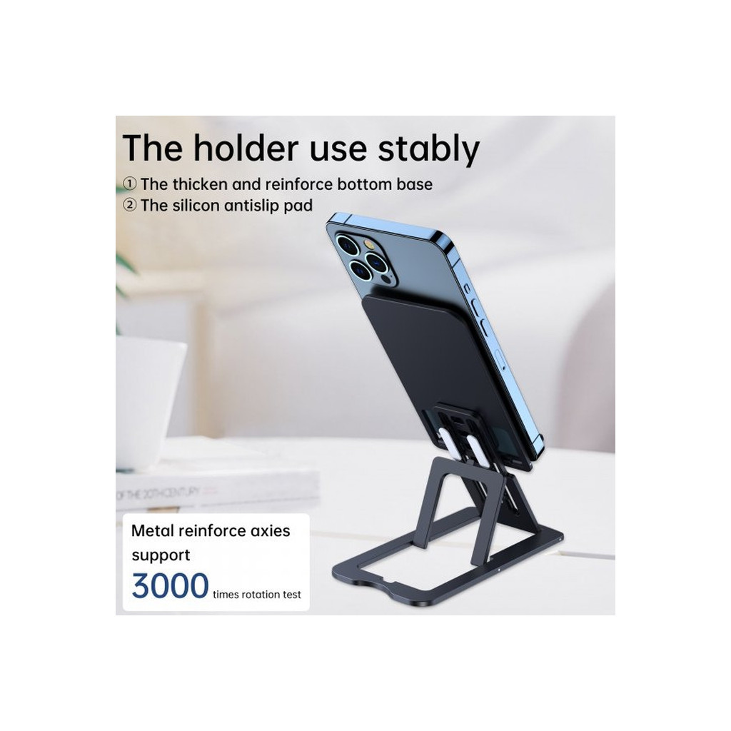 Підставка до планшета Choetech + для смартфона, настільна, універсальна (H064-GY) - фото 6 Підставка до планшета Choetech + для смартфона, настільна, універсальна (H064-GY) - фото 6