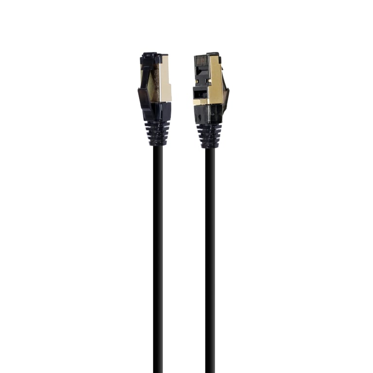 Патч-корд 1.5м, S/FTP, cat 8, литий, 50u”, CU, AWG 27, LSZH, black Cablexpert (PP8-LSZHCU-BK-1.5M)