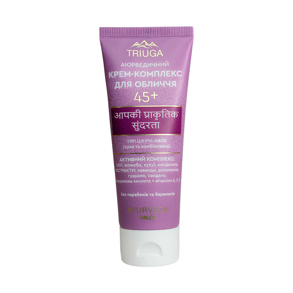 Крем для обличчя Triuga Ayurveda Mix 45+ 75 мл (4820164641095) - фото 1 Крем для обличчя Triuga Ayurveda Mix 45+ 75 мл (4820164641095) - фото 1