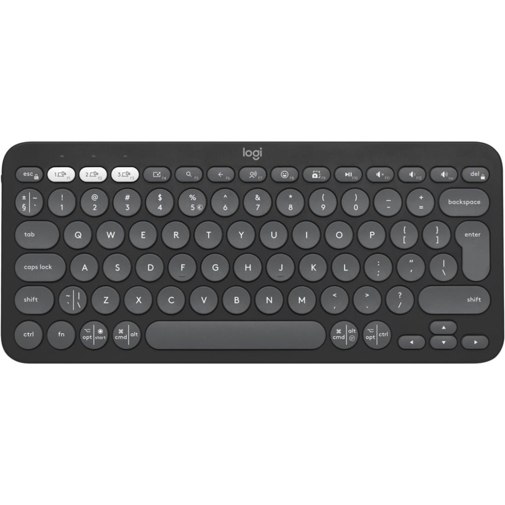Клавіатура Logitech K380s Multi-Device Bluetooth UA Graphite (920-011851) - фото 1