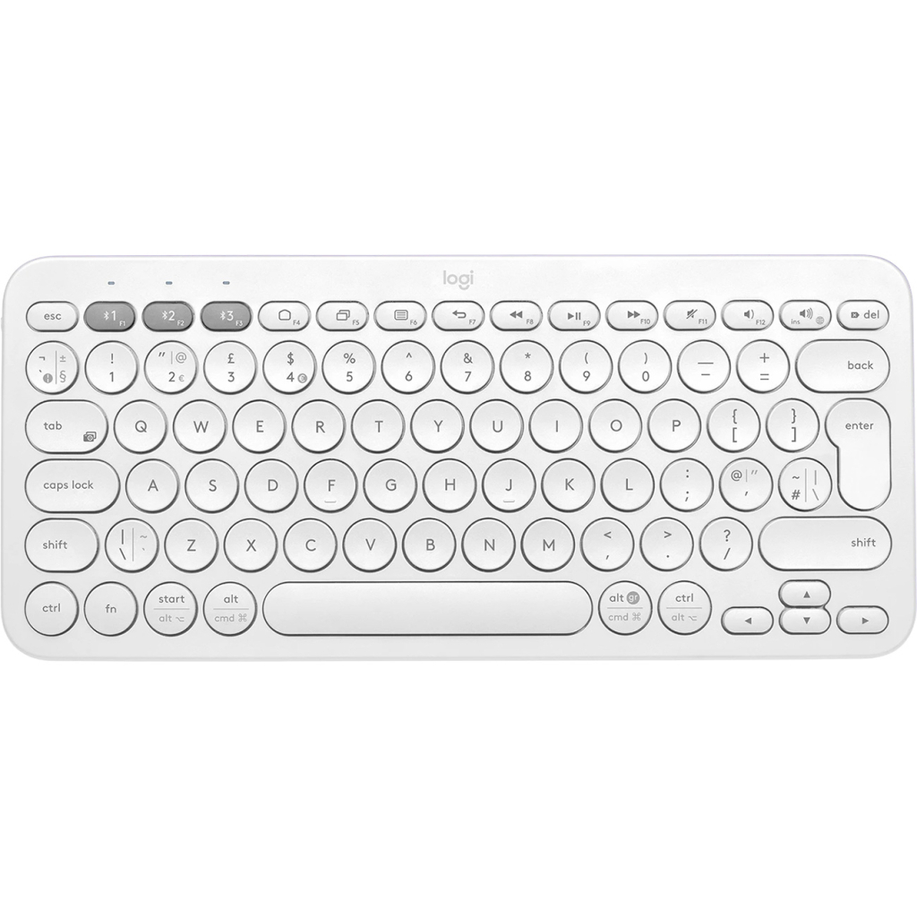 Клавіатура Logitech K380s Multi-Device Bluetooth UA White (920-011852) - головне фото