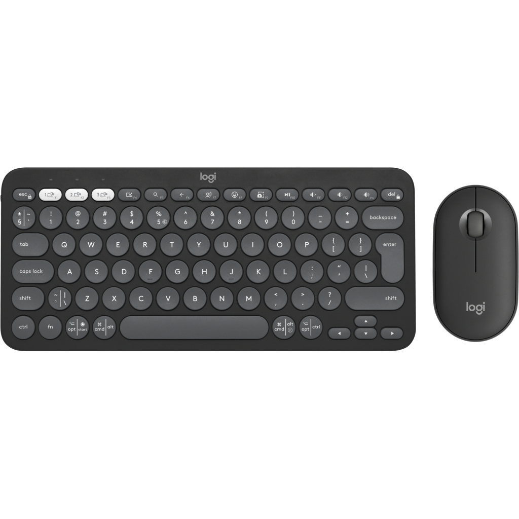 Комплект Logitech Pebble 2 Wireless UA Graphite (920-012239) - фото 1