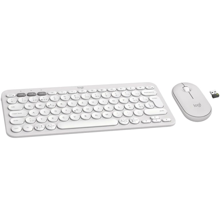Комплект Logitech Pebble 2 Wireless UA White (920-012240) - фото 2