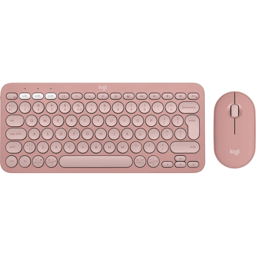 Комплект Logitech Pebble 2 Wireless UA Rose (920-012241) - фото 1