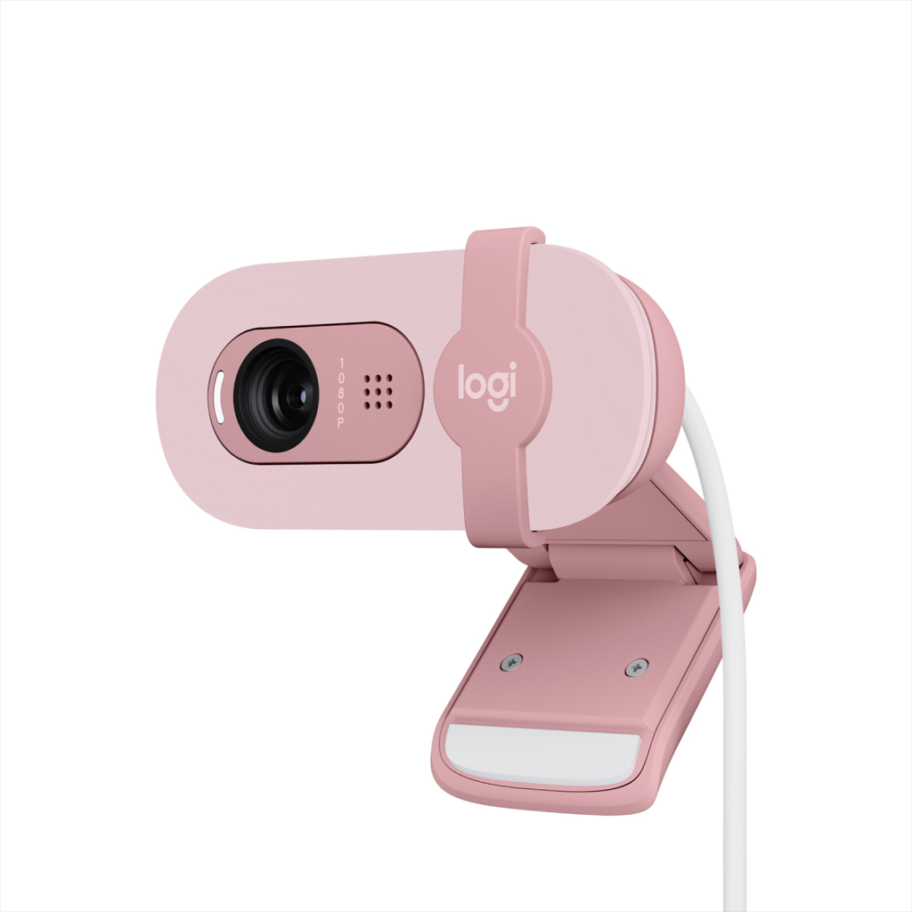 Веб-камера Logitech Brio 100 Full HD Rose (960-001623) - фото 1