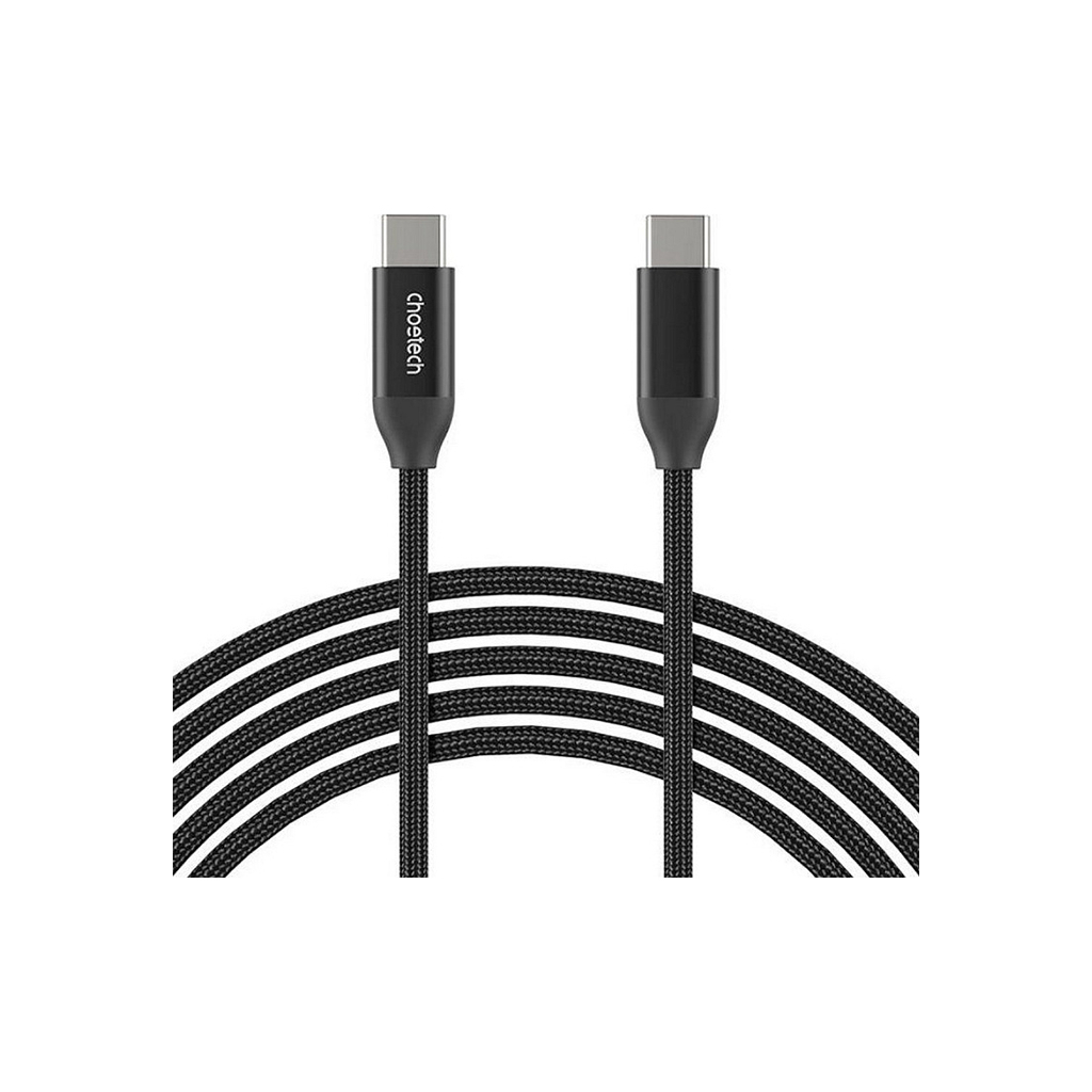 Дата кабель USB-C to USB-C 2.0m USB 2.0 60W Choetech (XCC-1015) - фото 1