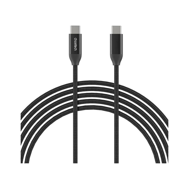 Дата кабель USB-C to USB-C 1.2m USB 3.1 Gen2 240W (50V/5A) Choetech (XCC-1035) - фото 2