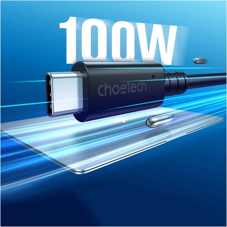 Дата кабель USB-C to USB-C 0.8m USB 4 100W 40Gbps 8K60Hz Choetech (XCC-1028) - фото 4