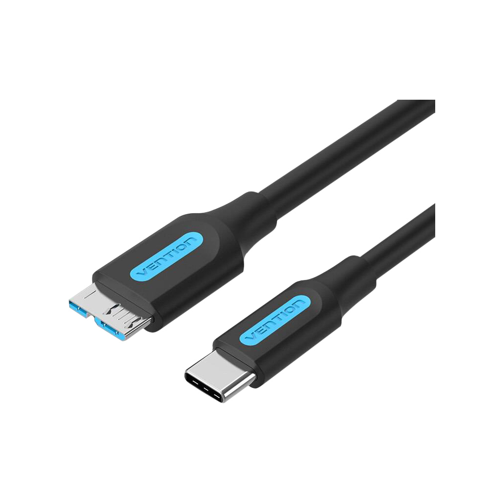 Дата кабель USB-C to Micro BM 0.5m 2A Vention (CQABD) - фото 1