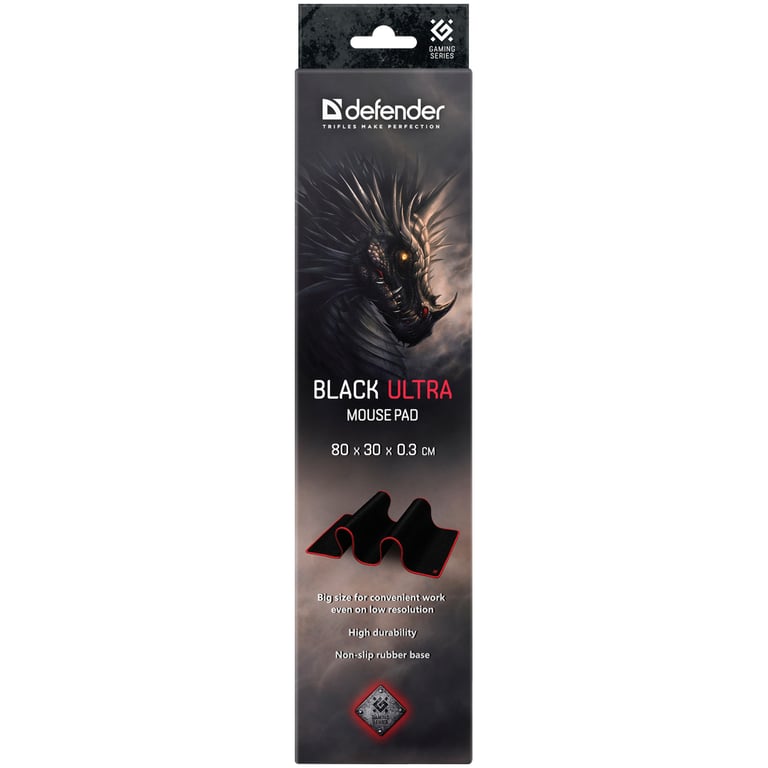Килимок для мишки Defender Ultra Black (50561) - фото 4