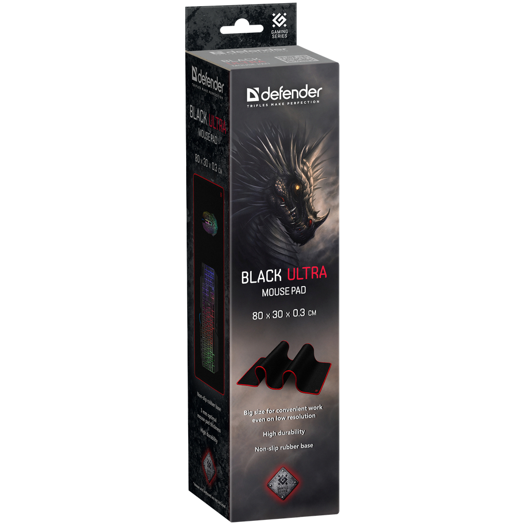 Килимок для мишки Defender Ultra Black (50561) - фото 8 Килимок для мишки Defender Ultra Black (50561) - фото 8