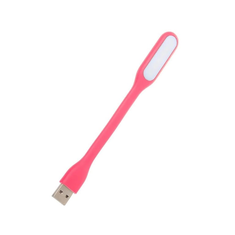 Лампа USB Optima LED, гнучка, 2 шт, рожевий (UL-001-PI2) - фото 1