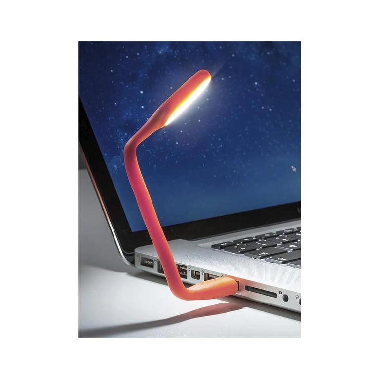 Лампа USB Optima LED, гнучка, 2 шт, рожевий (UL-001-PI2) - фото 2
