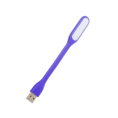 Лампа USB Optima LED, гнучка, 2 шт, фіолетовий (UL-001-VI2) - фото 1