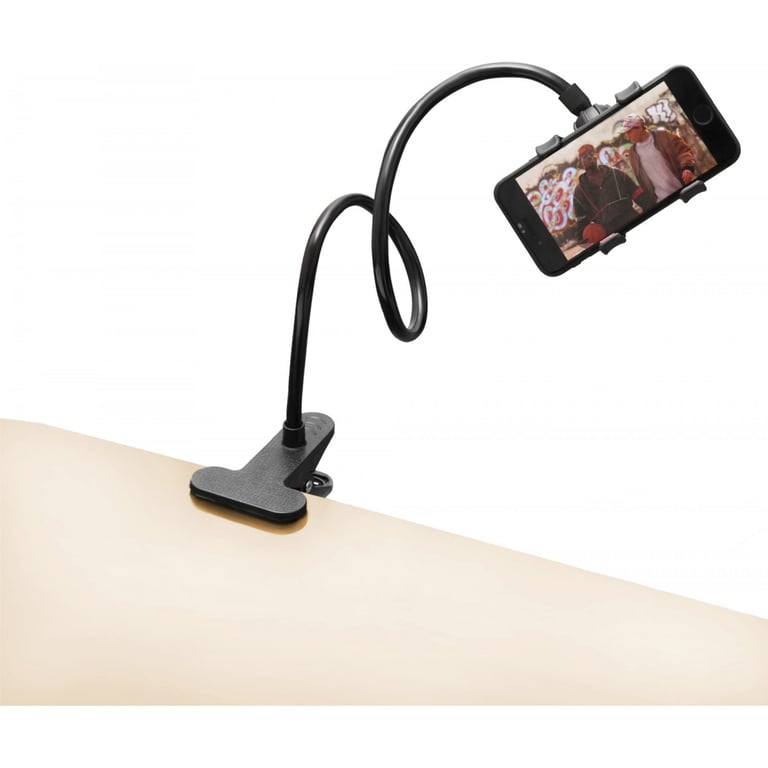 Тримач для смартфонів XoKo прищепка, гнучкий, 65 см, чорний (RM-C20) - фото 7
