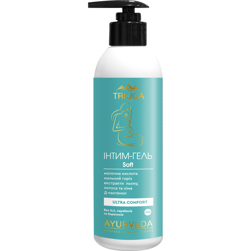 Гель для інтимної гігієни Triuga Ayurveda Soft Ultra Comfort 300 мл (4820164640616) - головне фото
