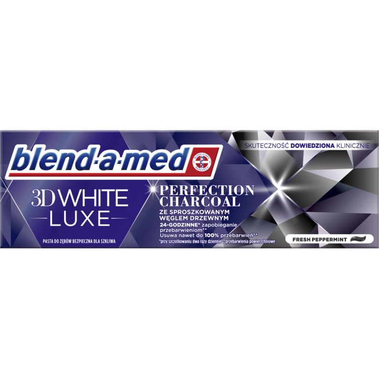 Зубна паста Blend-a-med 3D White Luxe Досконалість вугілля 75 мл (8006540881804) - фото 2