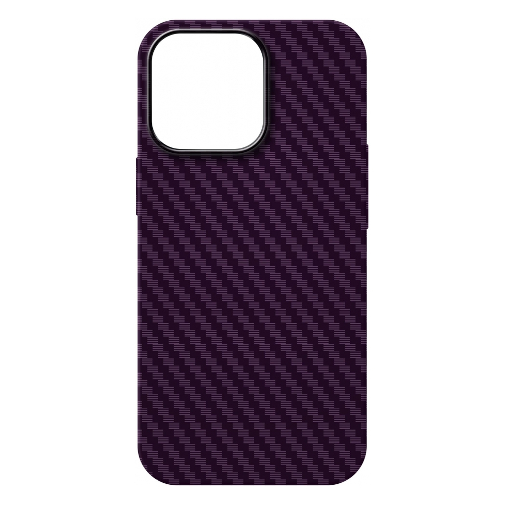 Чохол до мобільного телефона Armorstandart LikeCarbon MagCase Apple iPhone 14 Pro Max Purple (ARM69205) - фото 1