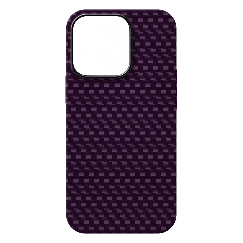 Чохол до мобільного телефона Armorstandart LikeCarbon MagCase Apple iPhone 14 Pro Purple (ARM69204) - фото 1