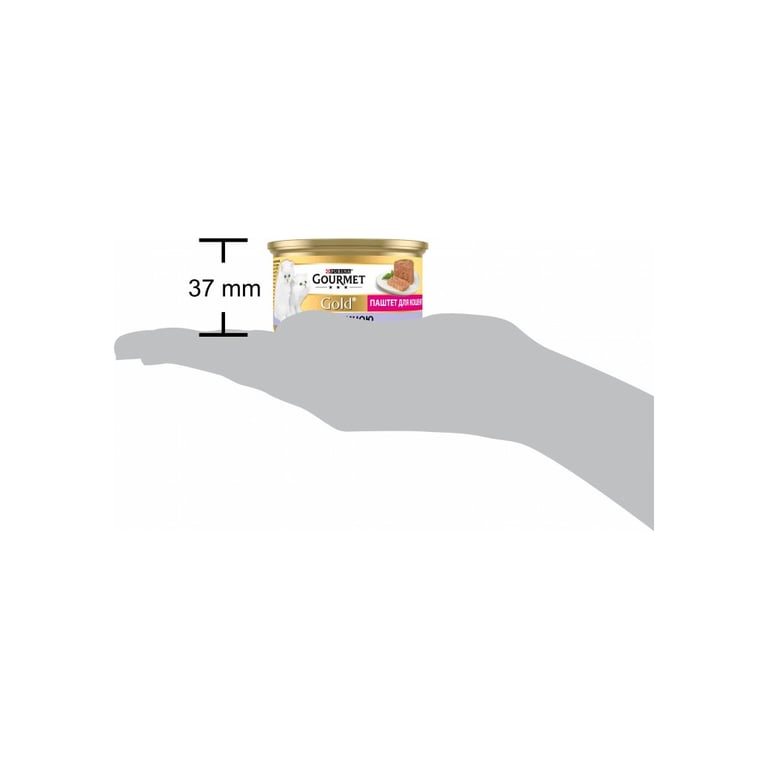 Паштет для котів Purina Gourmet Gold. З телятиною для кошенят 85 г (7613036330596) - фото 4