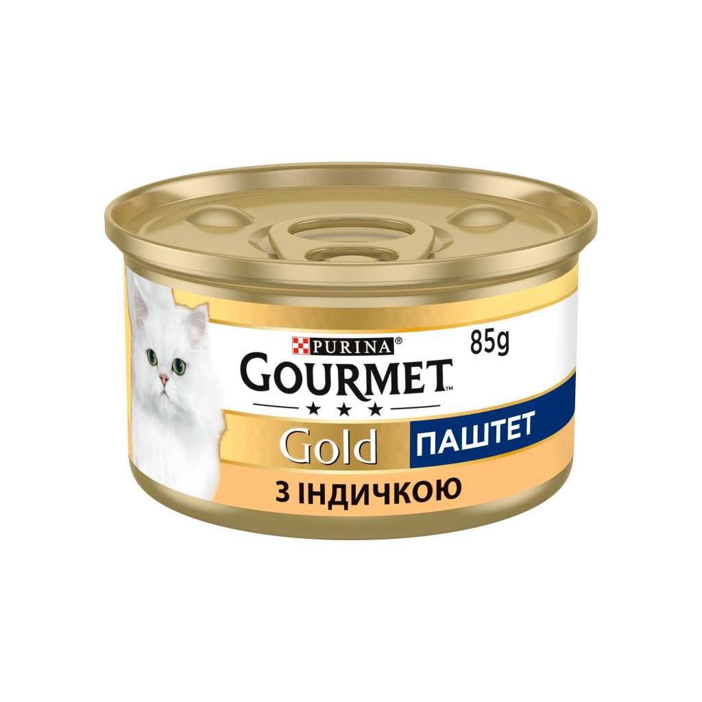 Паштет для котів Purina Gourmet Gold. З індичкою 85 г (7613031380992) - фото 1