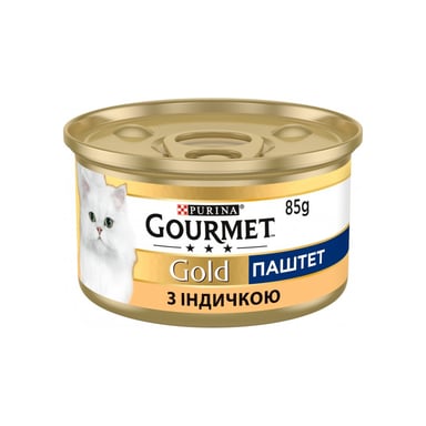 Паштет для котів Purina Gourmet Gold. З індичкою 85 г (7613031380992) - фото 1