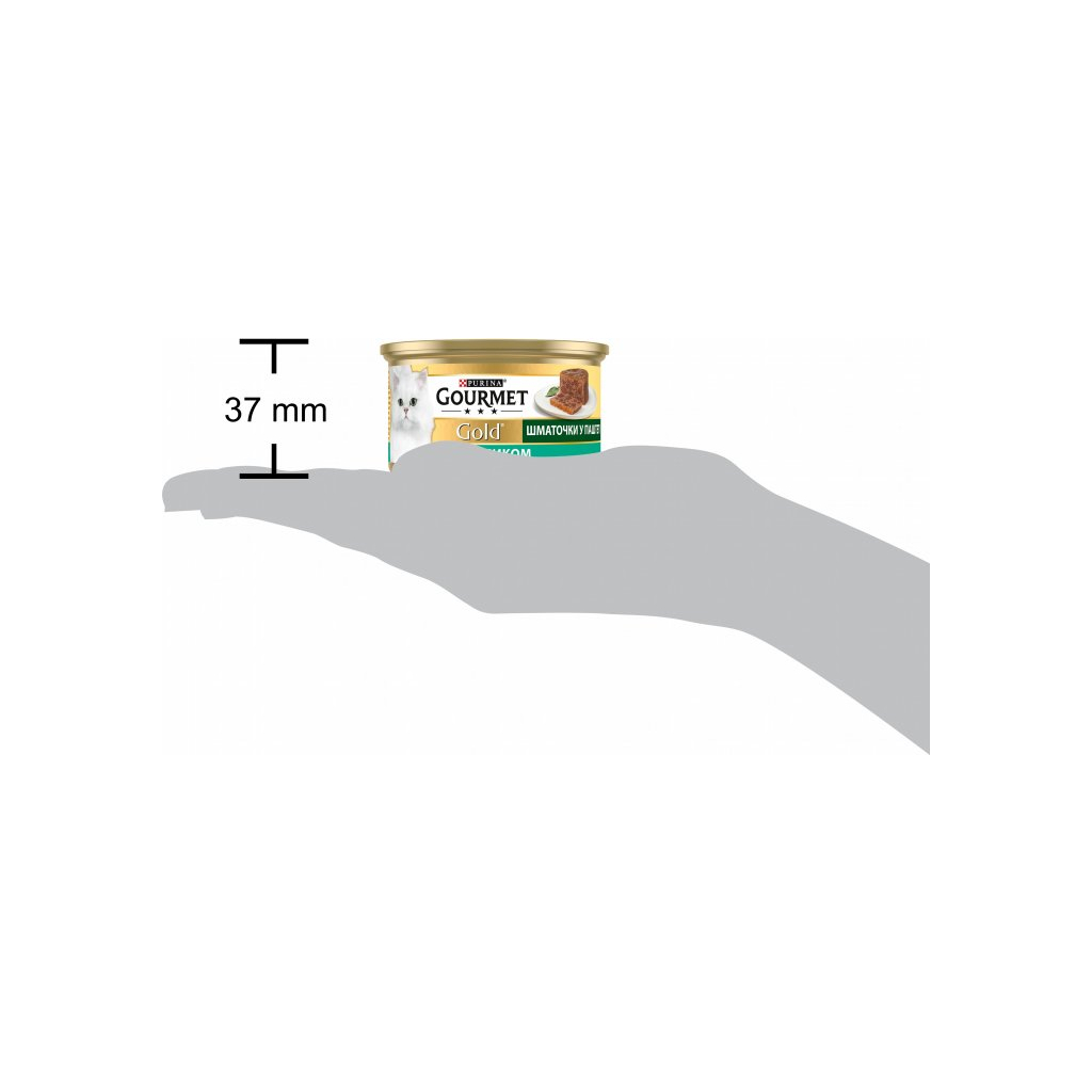 Паштет для котів Purina Gourmet Gold. З кроликом. Шматочки в паштеті 85 г (7613033706271) - фото 4 Паштет для котів Purina Gourmet Gold. З кроликом. Шматочки в паштеті 85 г (7613033706271) - фото 4